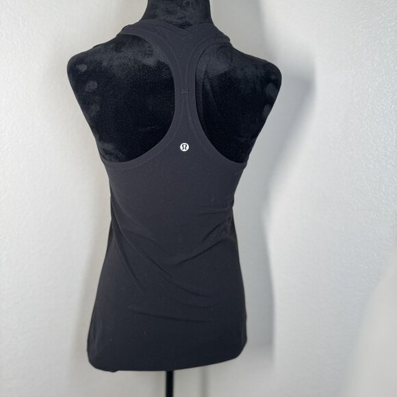 Lululemon Womens Black Racerback Tank Top Medium - Picture 3 of 6